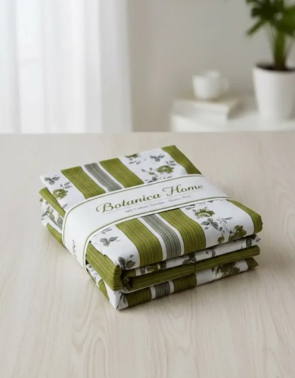 premium ivory yellow embroidered cotton bedsheett