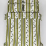 premium ivory yellow embroidered cotton bedsheett