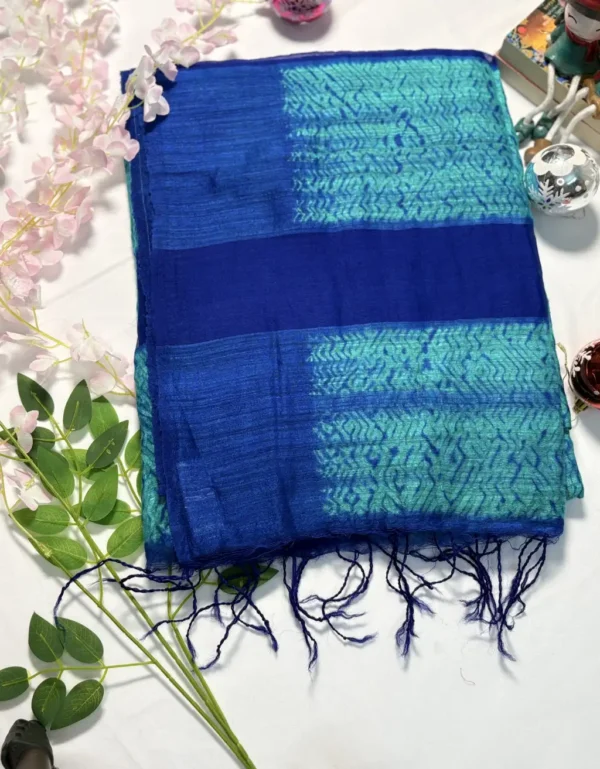 handwoven pure matka shibori