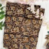 handcrafted cotton kalamkari saree with traditional floral print