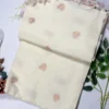 ivory cotton paithani saree with handwoven floral border