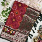 traditional patola ikat silk saree – festive & wedding special