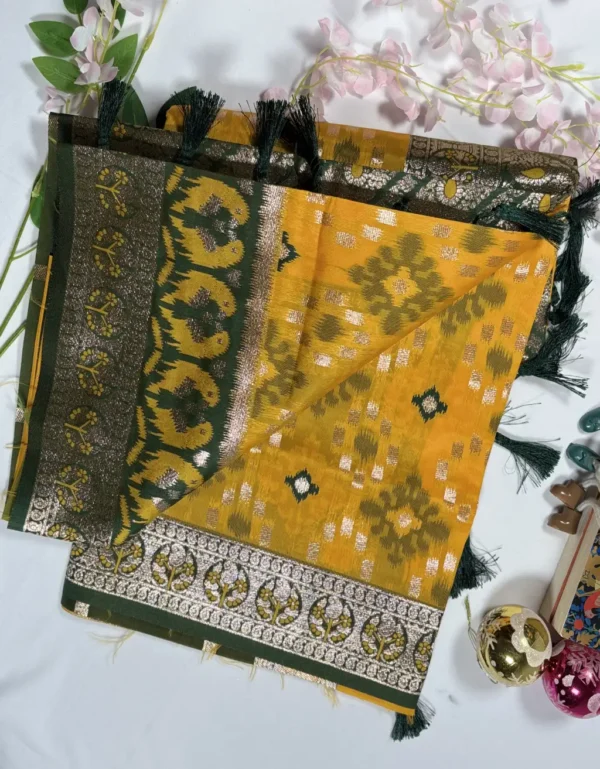 traditional patola ikat silk saree – festive & wedding special