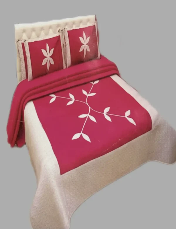 cotton patchwork double bedsheet set king size