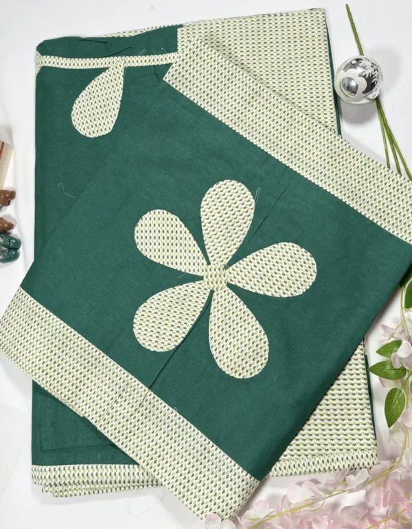 cotton patchwork double bedsheet set king size